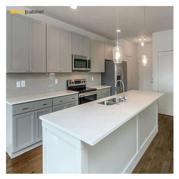 White Simple Design Kitchen Cabinet