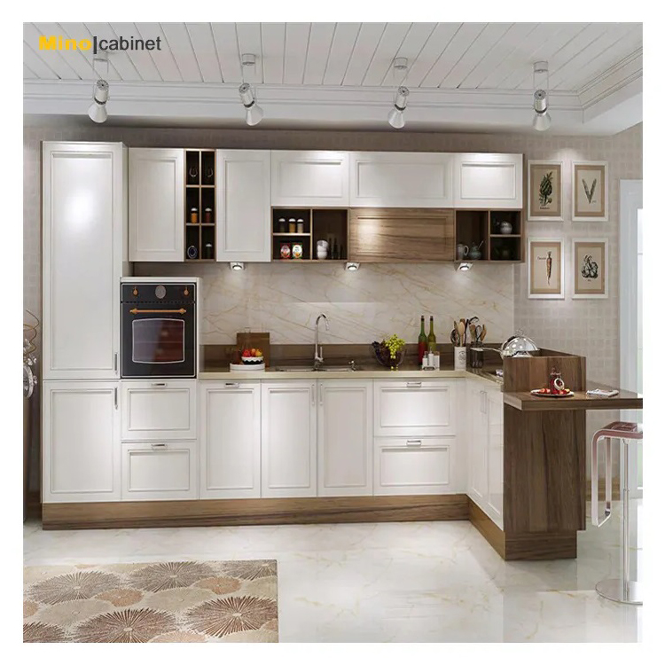Factory Direct OEM ODM Modern Wood Cabinetry Modular Kitchen Cabinet Design Ideas Free