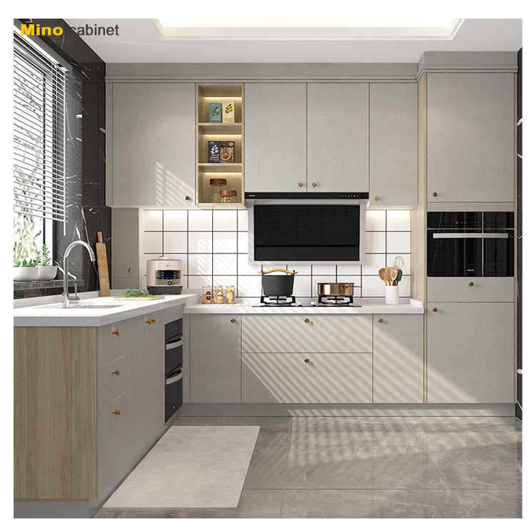Modern White Complete Kitchen Cabinet Set