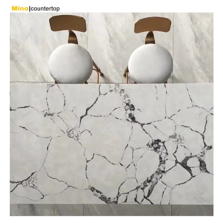 Polished Granite Island Kitchen Cabinet Table Counter Top