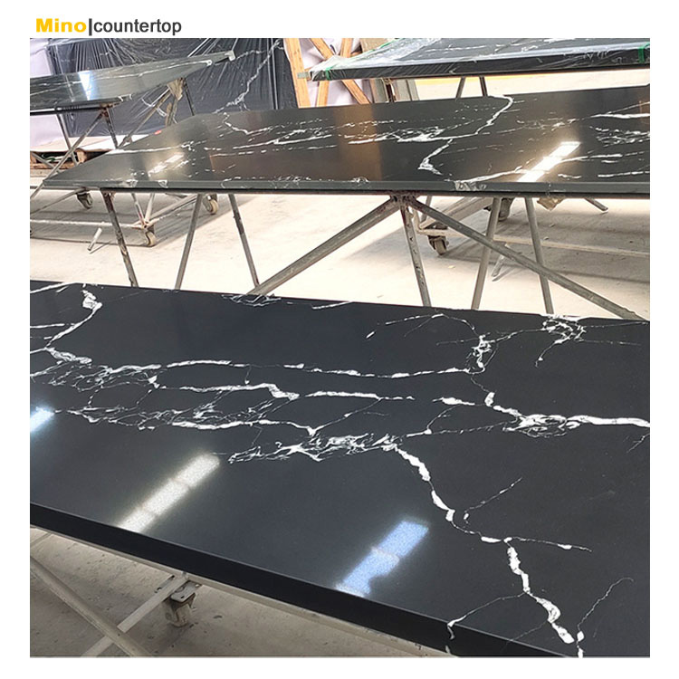 Free Design Black Kitchen Cabinet Island Table Top Bathroom Basin Countertops