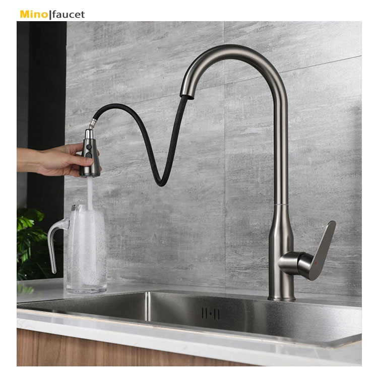 Custom Stainless Steel Kitchen Faucet