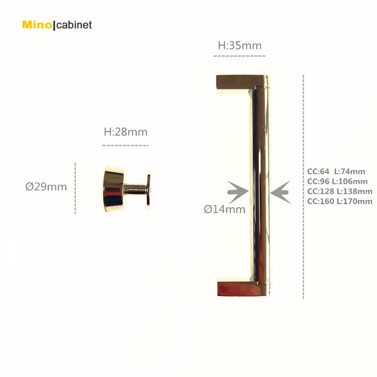 Zinc Alloy Furniture Handles